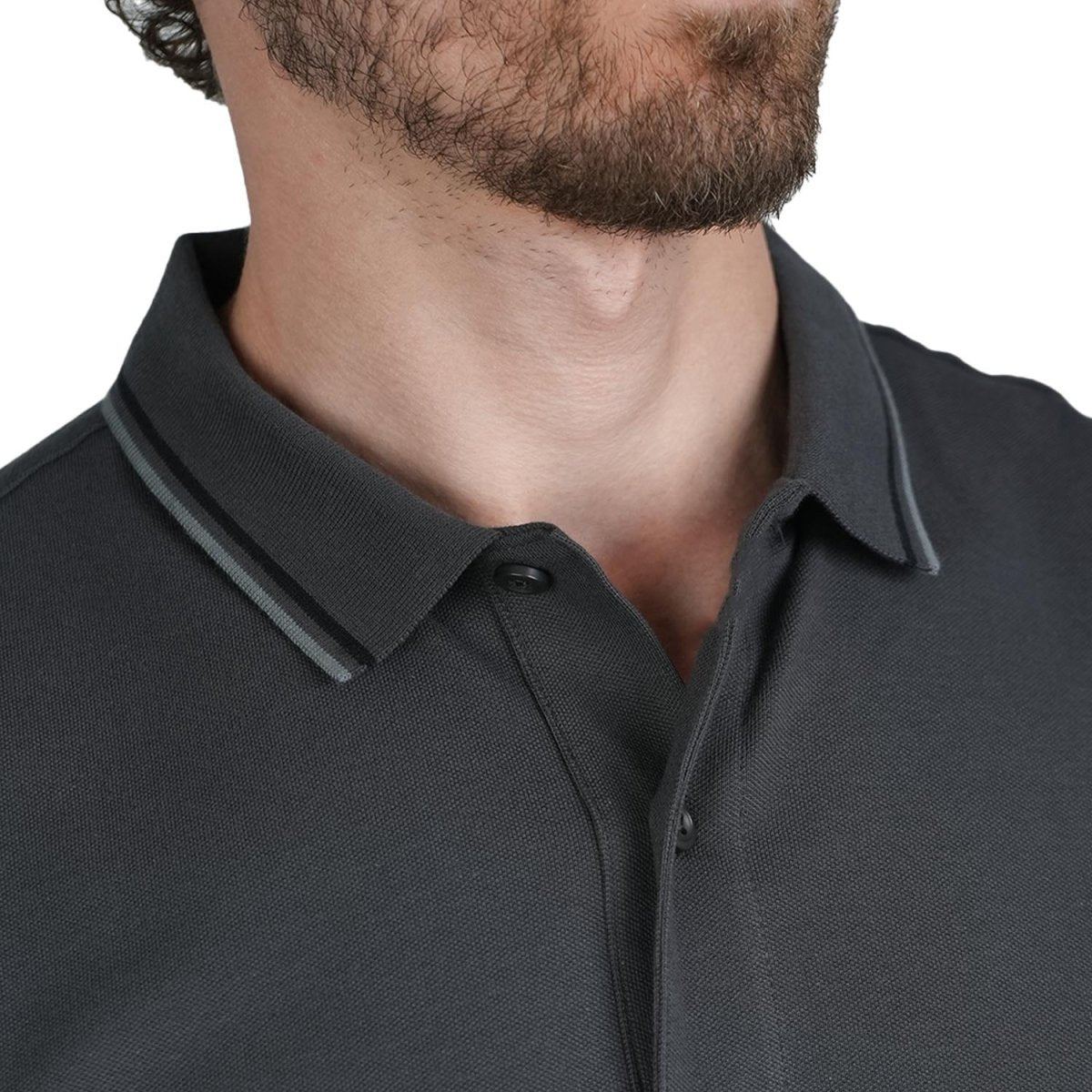 Men's Slim Fit Pique Polo: Elevated Comfort, Modern Style S - Shop Giordano