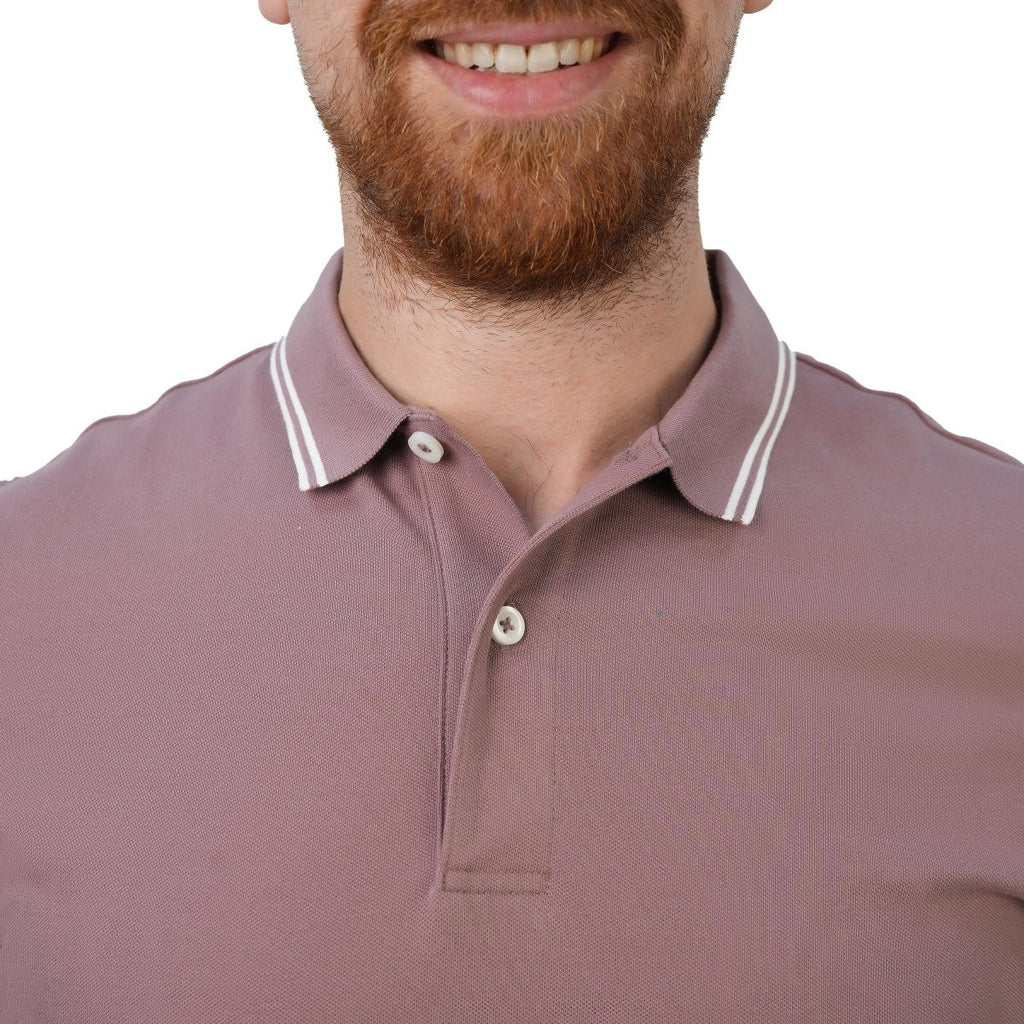 Men's Slim Fit Pique Polo: Elevated Comfort, Modern Style S - Shop Giordano