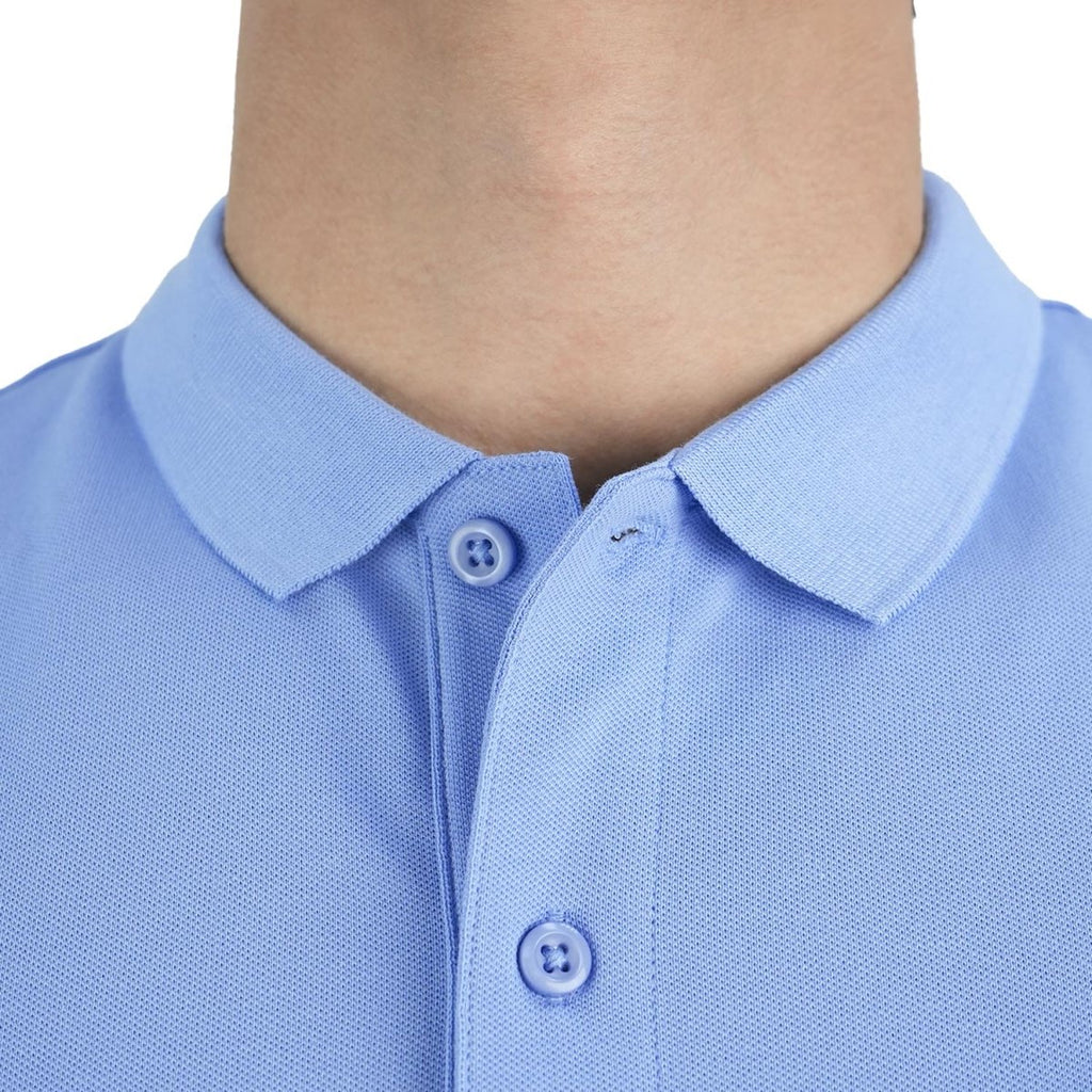 Men's Slim Fit Polo: Cotton Lycra Pique With Small Napoleon Embroidery S - Shop Giordano