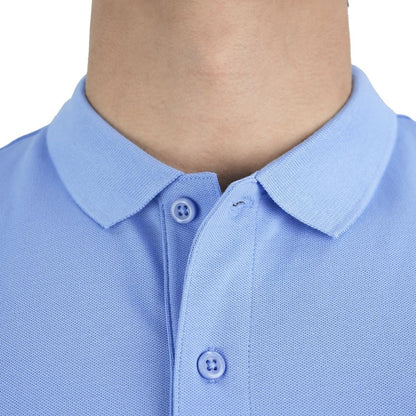 Men's Slim Fit Polo: Cotton Lycra Pique With Small Napoleon Embroidery - Giordano