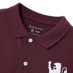 Giordano Men's Slim Fit Polo - Union Jack Embroidery - Premium Polo