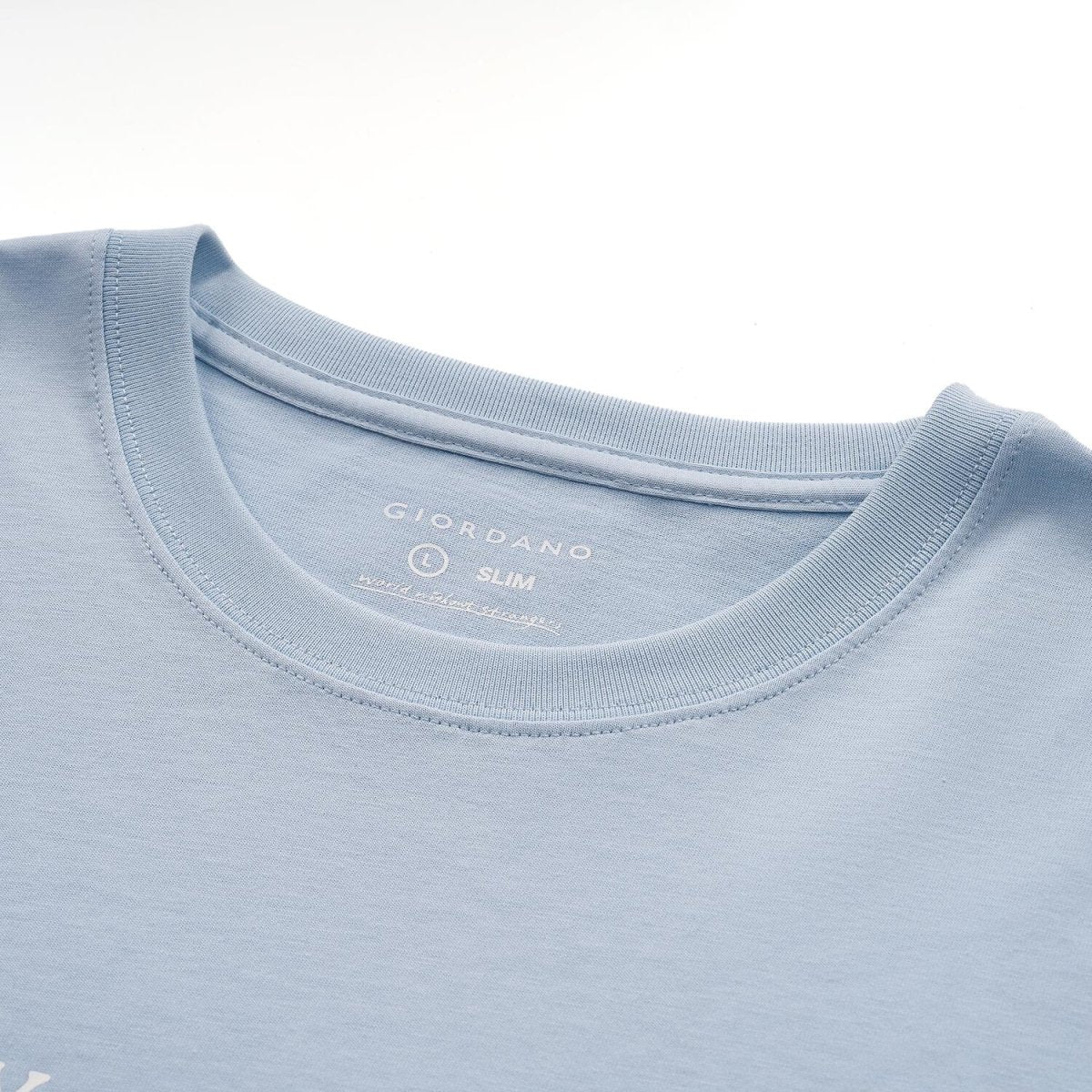 Men's Slim Fit Print Tee - Cotton Jersey, Crew Neck, Short Sleeve - Giordano