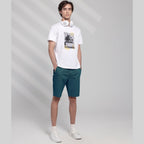 Giordano Men's Slim Fit Print Tee - Cotton Jersey, Crew Neck, Short Sleeve - Premium Print Tee