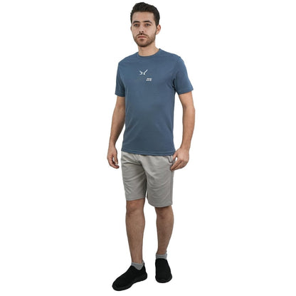 Men's Slim Fit Print Tee - Cotton Jersey, Crew Neck, Short Sleeve - Giordano