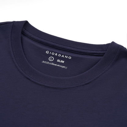 Men's Slim Fit Print Tee - Cotton Jersey, Crew Neck, Short Sleeve - Giordano
