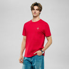 Giordano Men's Slim Fit Prosperity Gallop Cny Print Tee - first_variant_option_2 Premium Print Tee for Giordano