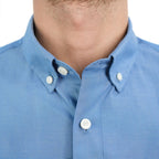 Men's Slim Fit Shirt: 100% Cotton Poplin, Long Sleeve S - Shop Giordano