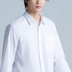 Men's Slim Fit Shirt: 100% Cotton Poplin, Long Sleeve S - Shop Giordano