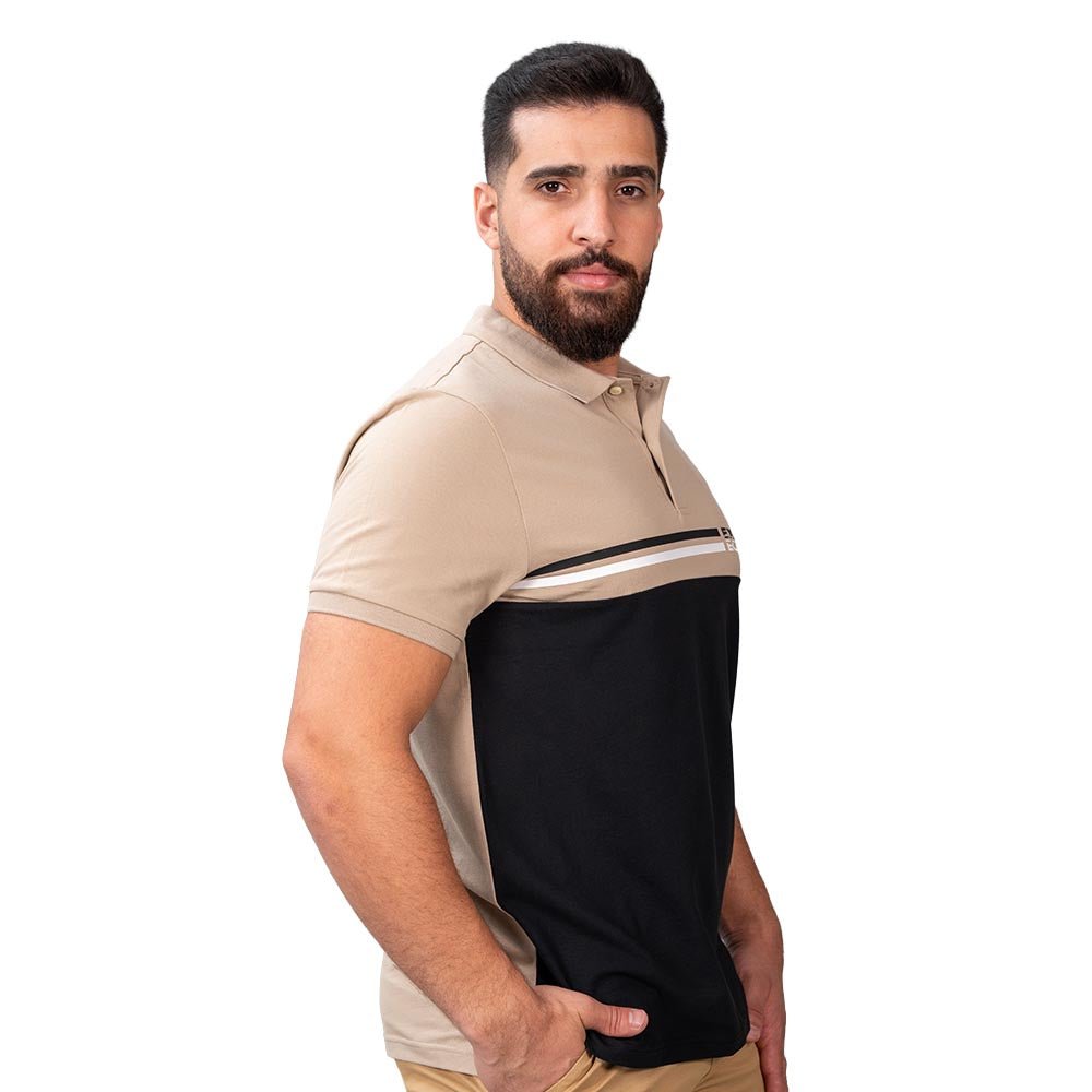 Men's Slim Fit Short Sleeve Polo With Embroidery S - Shop Giordano