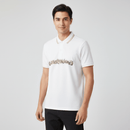 Men's Slim Fit Short Sleeve Polo With Embroidery S - Shop Giordano