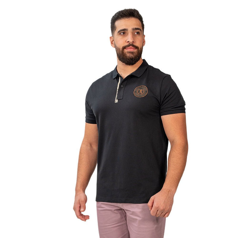 Giordano Men's Slim Fit Short Sleeve Polo With Embroidery - first_variant_option_2 Premium Polo for Giordano