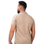 Men's Slim Fit Short Sleeve Polo With Embroidery S - Shop Giordano