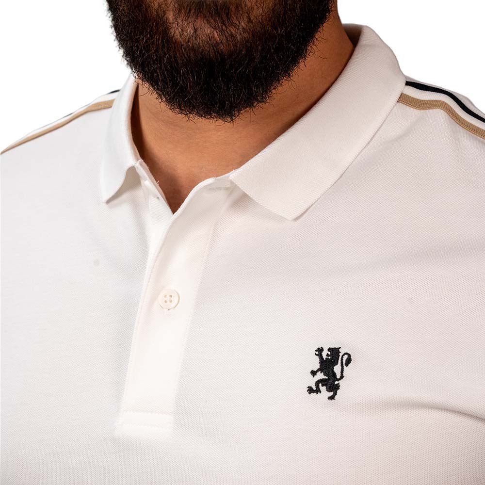 Men's Slim Fit Short Sleeve Polo With Embroidery S - Shop Giordano