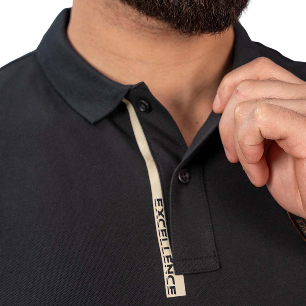 Men's Slim Fit Short Sleeve Polo With Embroidery S - Shop Giordano