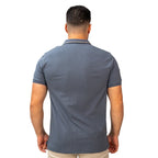 Men's Slim Fit Short Sleeve Polo With Embroidery S - Shop Giordano