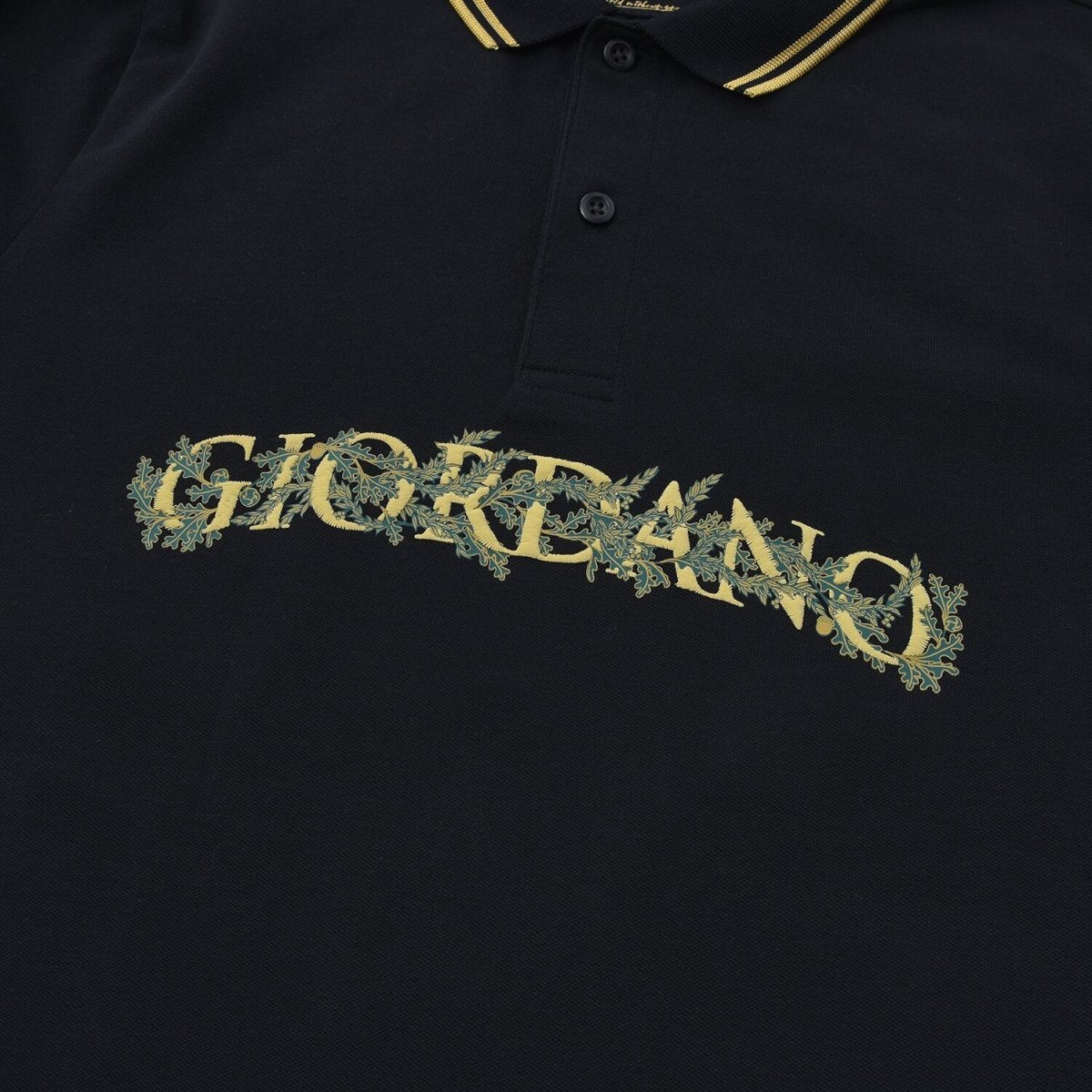 Men's Slim Fit Short Sleeve Polo With Embroidery S - Shop Giordano