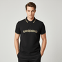Men's Slim Fit Short Sleeve Polo With Embroidery S - Shop Giordano