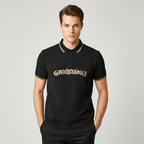 Men's Slim Fit Short Sleeve Polo With Embroidery S - Shop Giordano