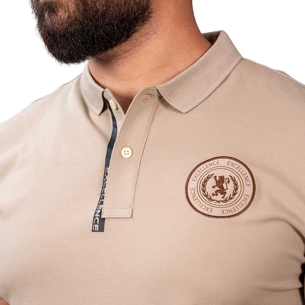 Men's Slim Fit Short Sleeve Polo With Embroidery S - Shop Giordano