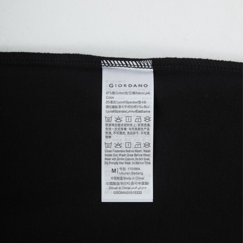 Men's Slim Fit Short Sleeve Polo With Embroidery S - Shop Giordano