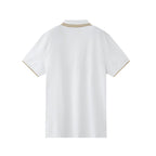 Men's Slim Fit Short Sleeve Polo With Embroidery S - Shop Giordano