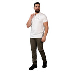 Men's Slim Fit Short Sleeve Polo With Embroidery S - Shop Giordano