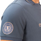 Men's Slim Fit Short Sleeve Polo With Embroidery S - Shop Giordano