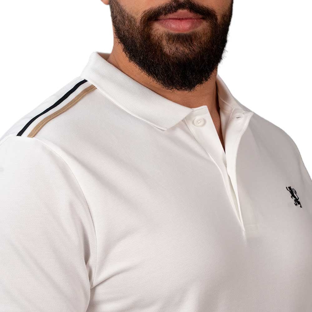 Men's Slim Fit Short Sleeve Polo With Embroidery S - Shop Giordano