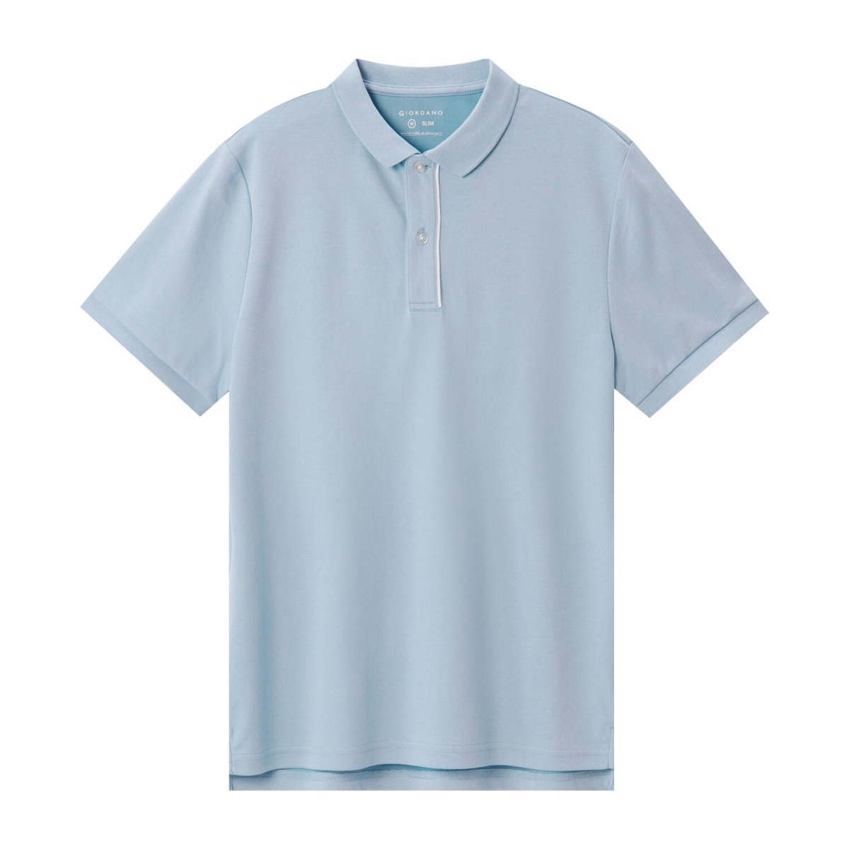 Giordano Men's Slim Fit Solid Pique Polo - Premium Polo
