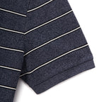 Men's Slim Fit Stripe Polo - Cotton Pique, Flat Knit Collar S - Shop Giordano