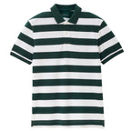 Men’S Slim Fit Striped Cotton Pique Polo Shirt | Korea Collection M - Shop Giordano