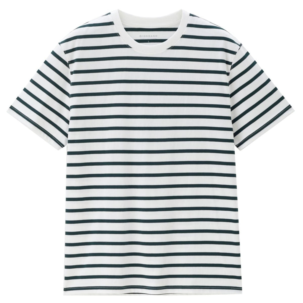Men’S Slim Fit Striped Crew Neck Tee | Korea Collection S - Shop Giordano