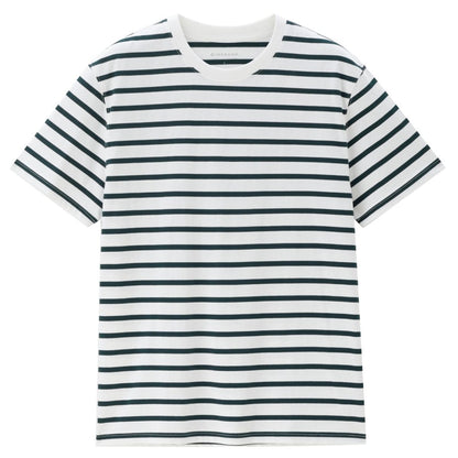 Men’S Slim Fit Striped Crew Neck Tee | Korea Collection - Giordano