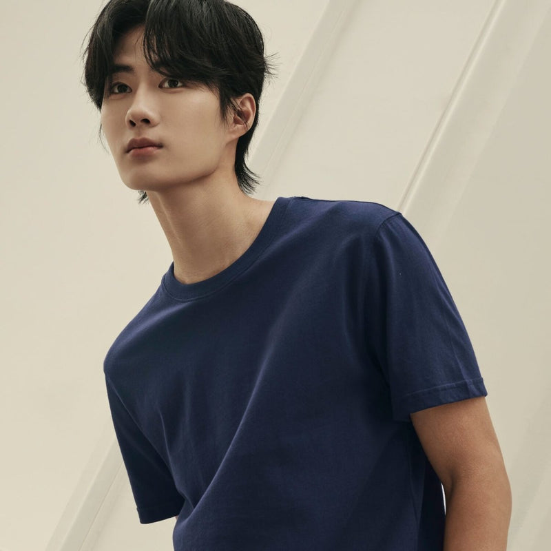 Giordano Men's Slim Fit Tee –Lightweight & Everyday Comfort | Korea Collection - Premium Tee