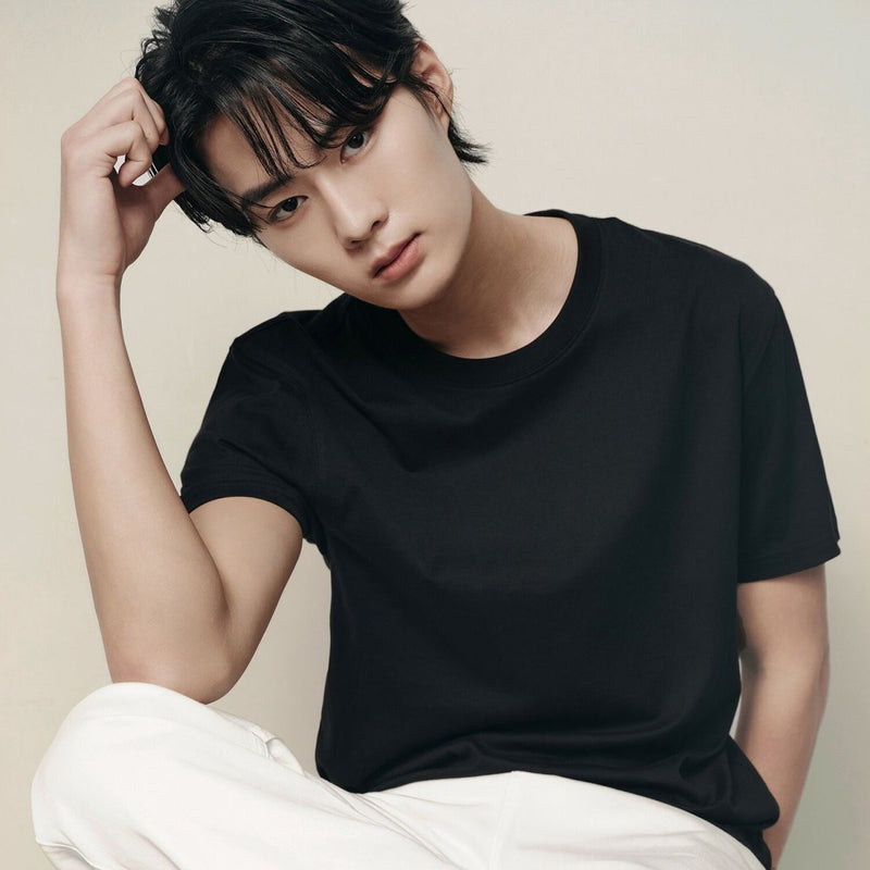 Giordano Men's Slim Fit Tee –Lightweight & Everyday Comfort | Korea Collection - Premium Tee