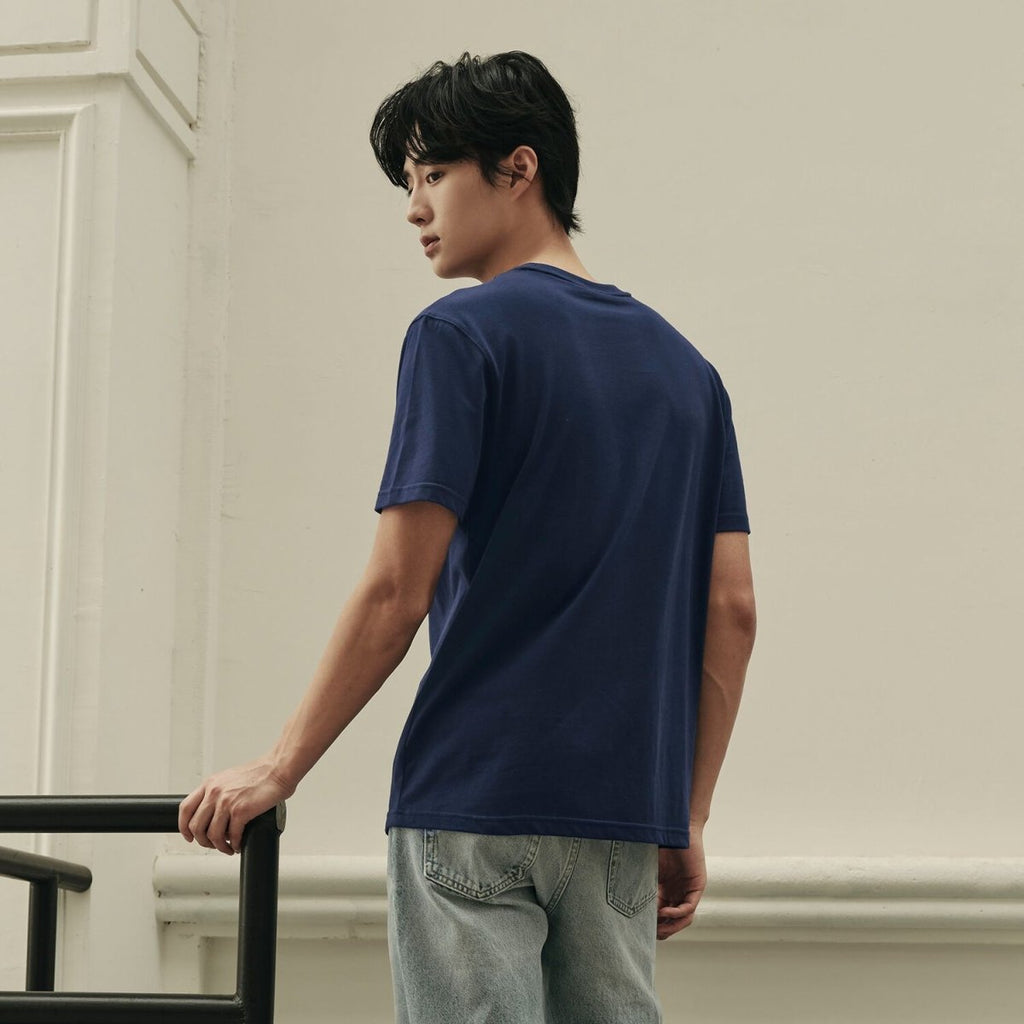 Men’S Slim Fit Tee –Lightweight & Everyday Comfort | Korea Collection S - Shop Giordano