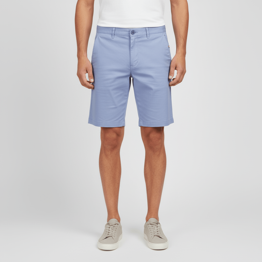 Men's Slim Fit Twill Bermuda Shorts 30 - Shop Giordano