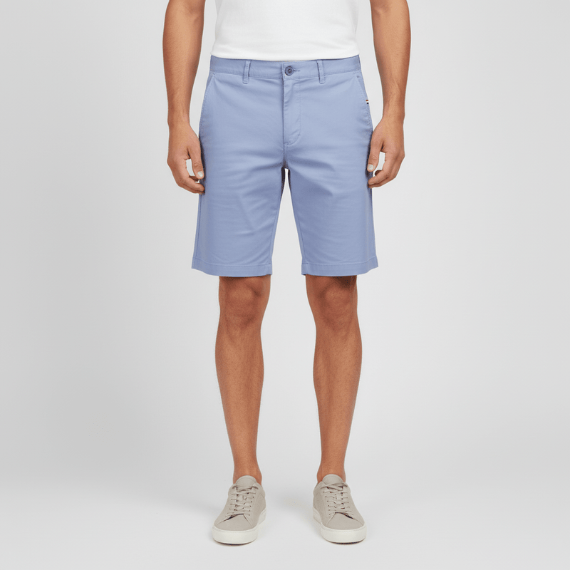 Men's Slim Fit Twill Bermuda Shorts 30 - Shop Giordano