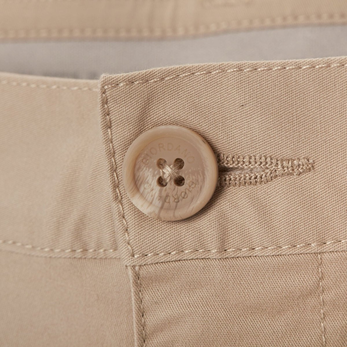 Men's Slim Fit Twill Bermuda Shorts 30 - Shop Giordano