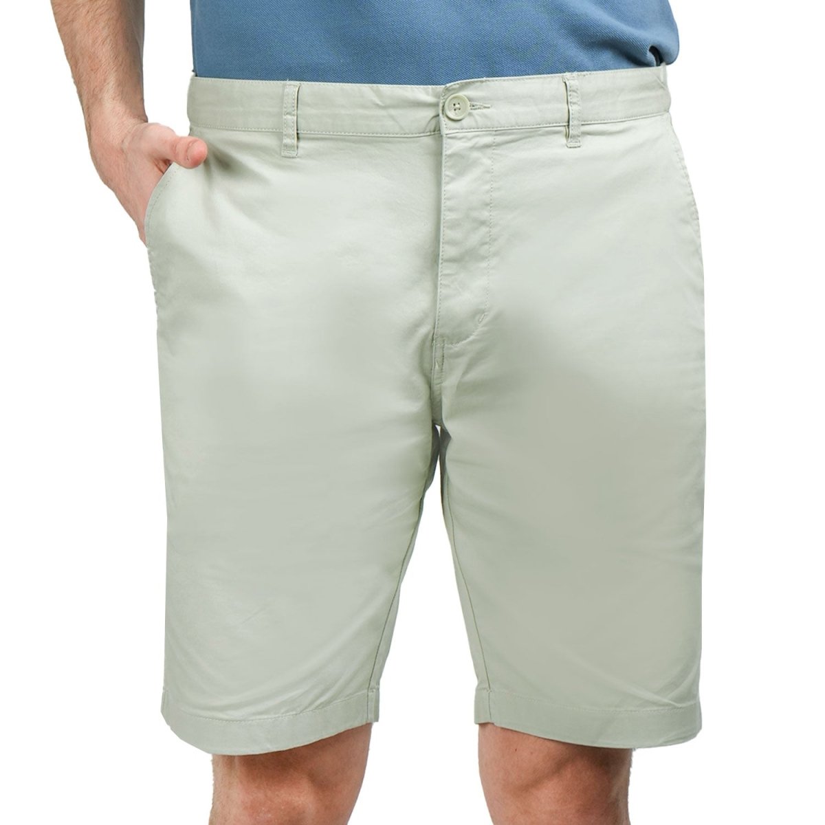 Men's Slim Fit Twill Bermuda Shorts - Giordano