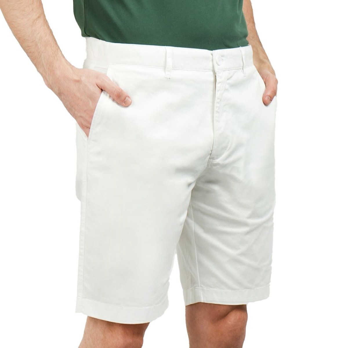 Men's Slim Fit Twill Bermuda Shorts - Giordano