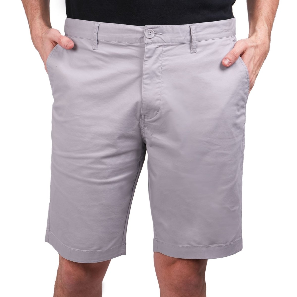 Men's Slim Fit Twill Bermuda Shorts - Giordano