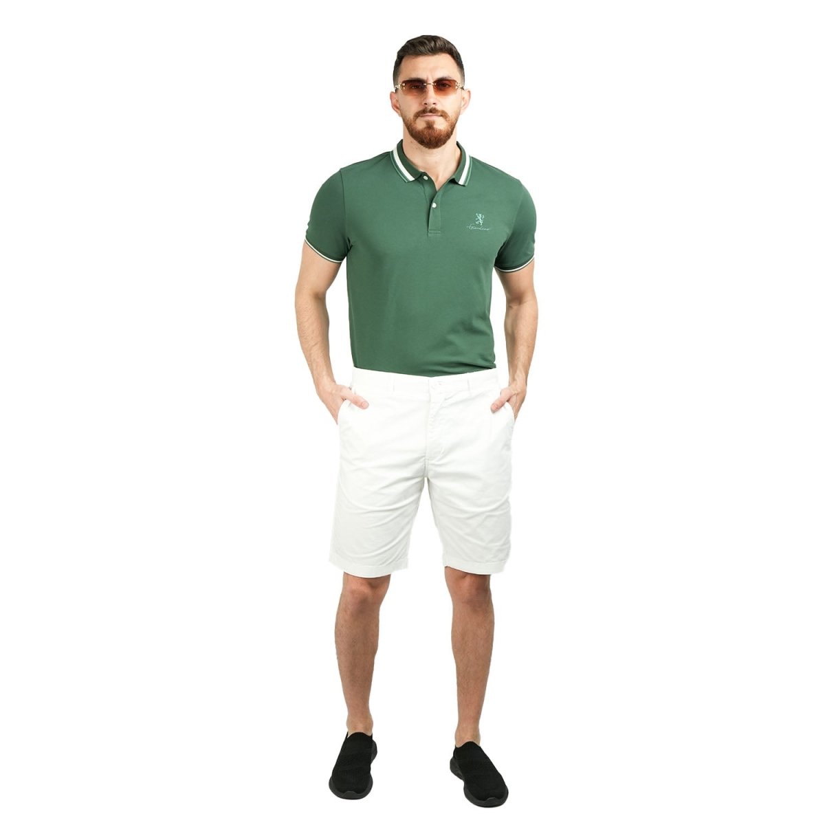 Men's Slim Fit Twill Bermuda Shorts - Giordano