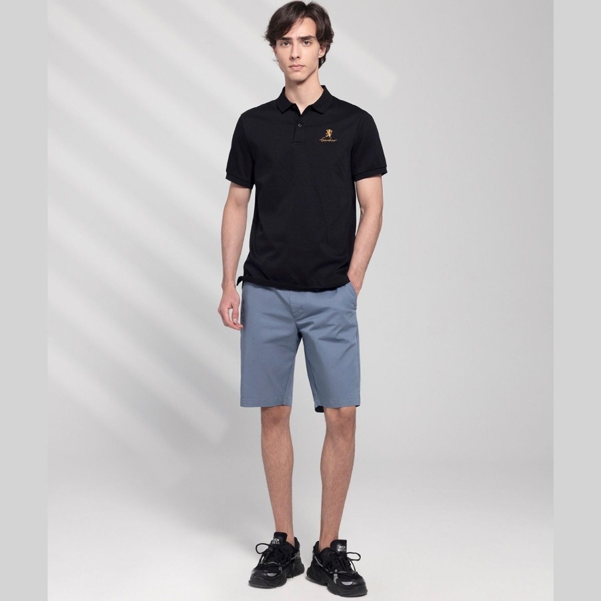Men's Slim Fit Twill Shorts - Comfortable & Flexible - Giordano
