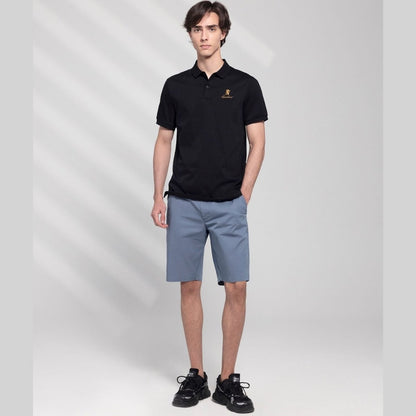 Men's Slim Fit Twill Shorts - Comfortable & Flexible - Giordano