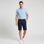 Men's Slim Fit Twill Shorts - Comfortable & Flexible 30 - Shop Giordano