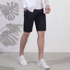 Men's Slim Fit Twill Shorts - Comfortable & Flexible 30 - Shop Giordano