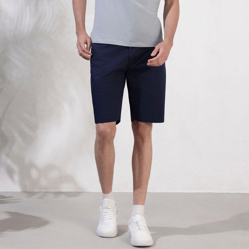 Men's Slim Fit Twill Shorts - Comfortable & Flexible 30 - Shop Giordano