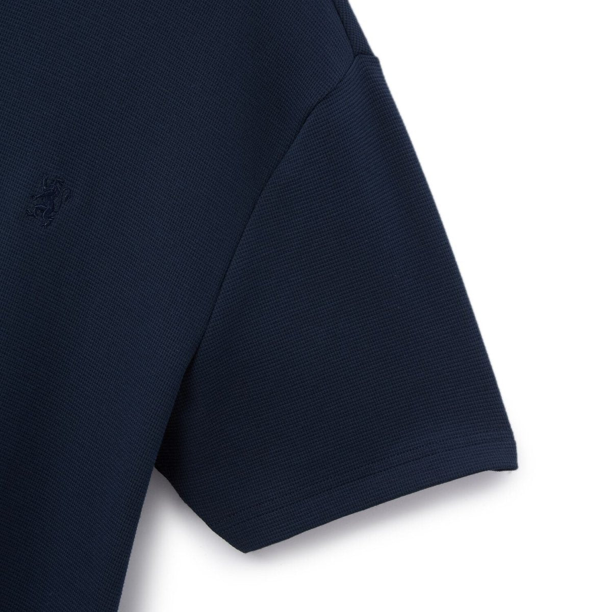 Men’S Slim Fit Waffle Knit Crew Neck Tee - Giordano