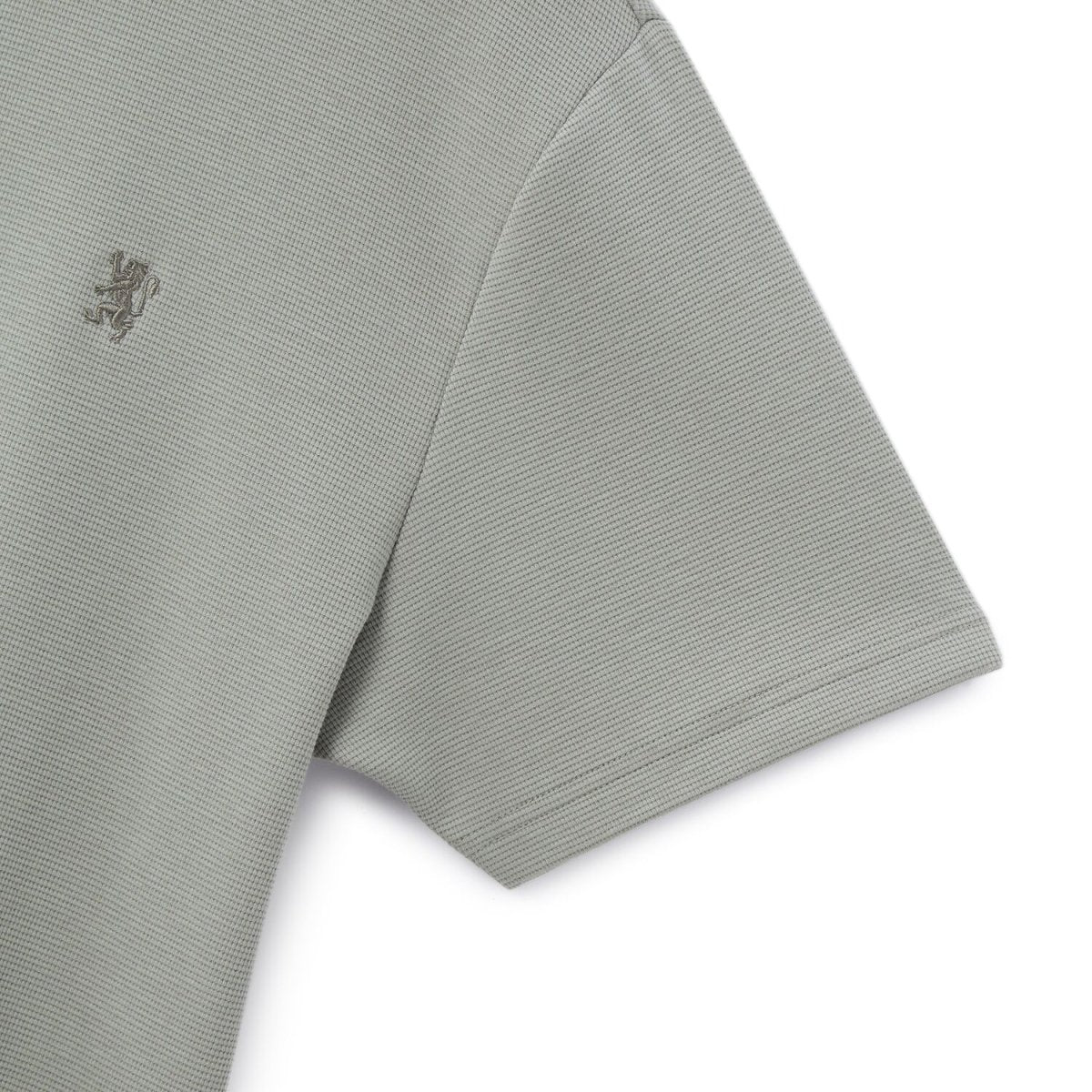 Men’S Slim Fit Waffle Knit Crew Neck Tee - Giordano